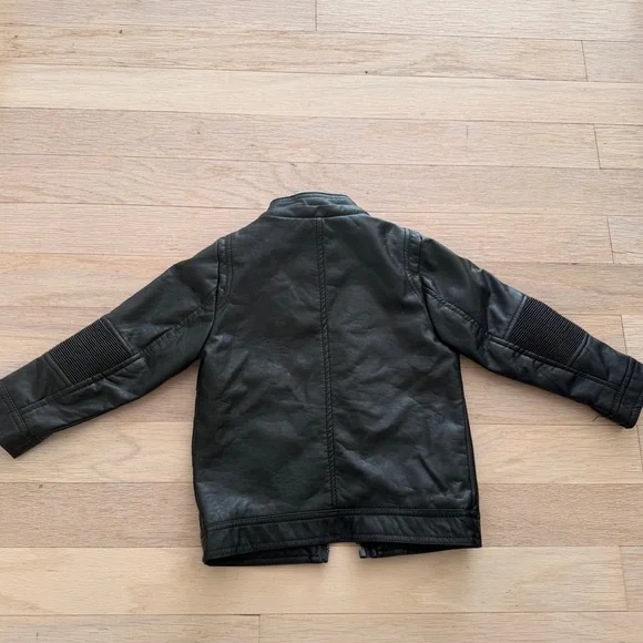 Kids Faux Leather Jacket - Picture 2 of 3